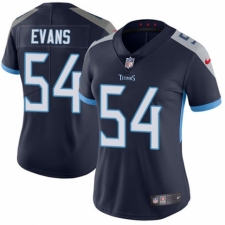 Women's Nike Tennessee Titans #54 Rashaan Evans Navy Blue Team Color Vapor Untouchable Elite Player NFL Jersey
