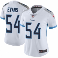 Women's Nike Tennessee Titans #54 Rashaan Evans White Vapor Untouchable Elite Player NFL Jersey