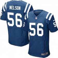 Mens Indianapolis Colts Quenton Nelson Nike Blue Elite Jersey