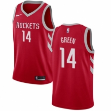 Men's Nike Houston Rockets #14 Gerald Green Swingman Red NBA Jersey - Icon Edition