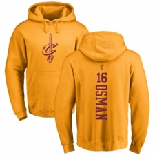 NBA Nike Cleveland Cavaliers #16 Cedi Osman Gold One Color Backer Pullover Hoodie