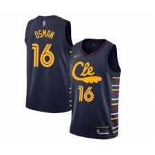 Women's Cleveland Cavaliers #16 Cedi Osman Swingman Navy Basketball Jersey - 2019 20 City Edition
