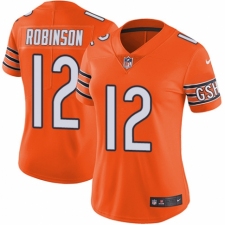 Women's Nike Chicago Bears #12 Allen Robinson Limited Orange Rush Vapor Untouchable NFL Jersey