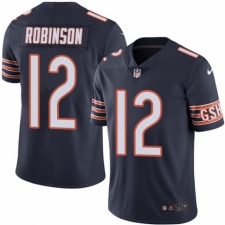 Youth Nike Chicago Bears #12 Allen Robinson Navy Blue Team Color Vapor Untouchable Limited Player NFL Jersey