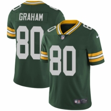 Men's Nike Green Bay Packers #80 Jimmy Graham Green Team Color Vapor Untouchable Limited Player NFL Jersey