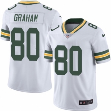 Men's Nike Green Bay Packers #80 Jimmy Graham White Vapor Untouchable Limited Player NFL Jersey