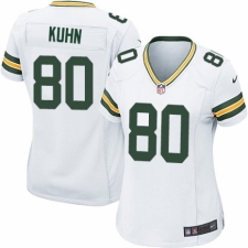 Women's Nike Green Bay Packers #80 Jimmy Graham Game White NFL Jersey