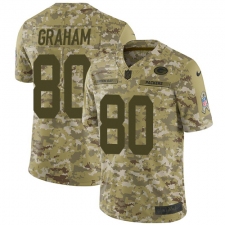 Youth Nike Green Bay Packers #80 Jimmy Graham Limited Camo 2018 Salute to Service NFL Jersey