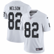 Youth Nike Oakland Raiders #82 Jordy Nelson White Vapor Untouchable Elite Player NFL Jersey