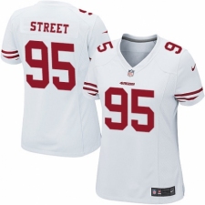 Women's Nike San Francisco 49ers #95 Kentavius Street Game White NFL Jersey