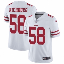 Youth Nike San Francisco 49ers #58 Weston Richburg White Vapor Untouchable Elite Player NFL Jersey