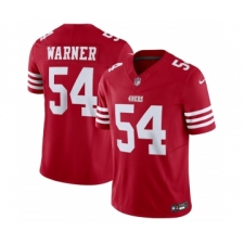 Men's Nike San Francisco 49ers #54 Fred Warner Red 2023 F.U.S.E. Vapor Untouchable Limited Stitched Football Jersey