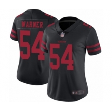 Women's San Francisco 49ers #54 Fred Warner Black Vapor Untouchable Limited Player Football Jersey
