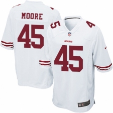 Men's Nike San Francisco 49ers #45 Tarvarius Moore Game White NFL Jersey