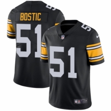 Men's Nike Pittsburgh Steelers #51 Jon Bostic Black Alternate Vapor Untouchable Limited Player NFL Jersey