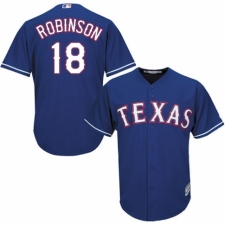 Men's Majestic Texas Rangers #18 Drew Robinson Replica Red Alternate Cool Base MLB Jersey