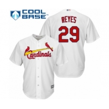 Youth St. Louis Cardinals #29 Alex Reyes Authentic White Home Cool Base Baseball Player Jersey