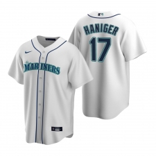 Men's Nike Seattle Mariners #17 Mitch Haniger White Home Stitched Baseball Jersey