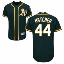 Men's Majestic Oakland Athletics #44 Chris Hatcher Green Alternate Flex Base Authentic Collection MLB Jersey