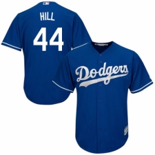 Youth Majestic Los Angeles Dodgers #44 Rich Hill Authentic Royal Blue Alternate Cool Base MLB Jersey