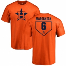 MLB Nike Houston Astros #6 Jake Marisnick Orange RBI T-Shirt