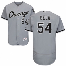 Men's Majestic Chicago White Sox #54 Chris Beck Grey Road Flex Base Authentic Collection MLB Jersey
