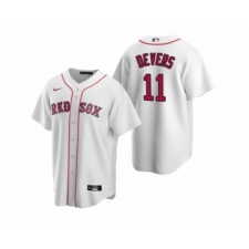 Men's Boston Red Sox #11 Rafael Devers Nike White Replica Home Jersey