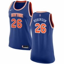 Women's Nike New York Knicks #26 Mitchell Robinson Authentic Royal Blue NBA Jersey - Icon Edition