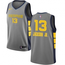 Women's Nike Memphis Grizzlies #13 Jaren Jackson Jr. Swingman Gray NBA Jersey - City Edition