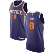 Women's Nike Phoenix Suns #8 George King Authentic Purple NBA Jersey - Icon Edition