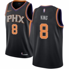 Women's Nike Phoenix Suns #8 George King Swingman Black NBA Jersey Statement Edition