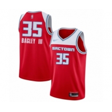 Men's Sacramento Kings #35 Marvin Bagley III Swingman Red Basketball Jersey - 2019 20 City Edition