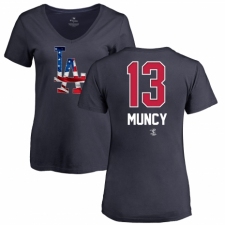 MLB Women's Nike Los Angeles Dodgers #13 Max Muncy Royal Blue Name & Number T-Shirt