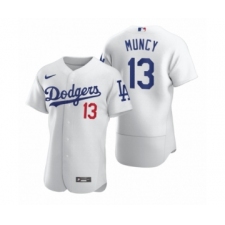 Men's Los Angeles Dodgers #13 Max Muncy Nike White 2020 Authentic Jersey