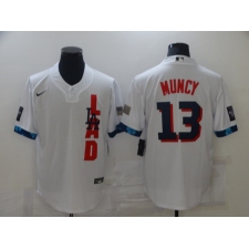 Men's Los Angeles Dodgers #13 Max Muncy Nike White 2021 All-Star Game Replica Jersey
