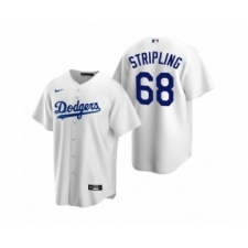 Men's Los Angeles Dodgers #68 Ross Stripling Nike White Replica Home Jersey