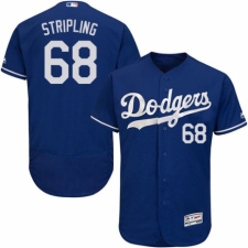 Men's Majestic Los Angeles Dodgers #68 Ross Stripling Royal Blue Flexbase Authentic Collection MLB Jersey