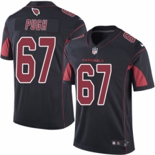 Men's Nike Arizona Cardinals #67 Justin Pugh Elite Black Rush Vapor Untouchable NFL Jersey