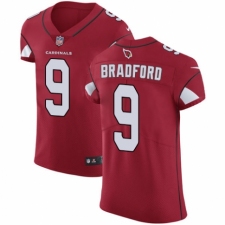 Men's Nike Arizona Cardinals #9 Sam Bradford Red Team Color Vapor Untouchable Elite Player NFL Jersey