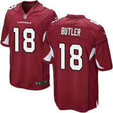 Men's Nike Arizona Cardinals #18 Brice Butler Game Red Team Color NFL Jersey
