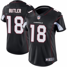 Women's Nike Arizona Cardinals #18 Brice Butler Black Alternate Vapor Untouchable Elite Player NFL Jersey