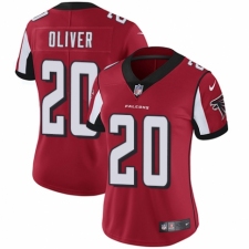 Women's Nike Atlanta Falcons #20 Isaiah Oliver Red Team Color Vapor Untouchable Elite Player NFL Jersey