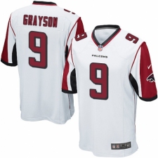 Men's Nike Atlanta Falcons #9 Garrett Grayson Game White NFL Jersey