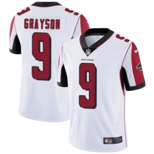 Men's Nike Atlanta Falcons #9 Garrett Grayson White Vapor Untouchable Limited Player NFL Jersey
