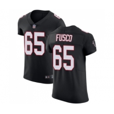 Men's Atlanta Falcons #65 Brandon Fusco Black Alternate Vapor Untouchable Elite Player Football Jersey