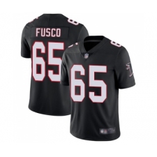 Men's Atlanta Falcons #65 Brandon Fusco Black Alternate Vapor Untouchable Limited Player Football Jersey