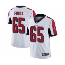 Men's Atlanta Falcons #65 Brandon Fusco White Vapor Untouchable Limited Player Football Jersey