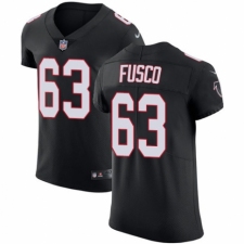 Men's Nike Atlanta Falcons #63 Brandon Fusco Black Alternate Vapor Untouchable Elite Player NFL Jersey