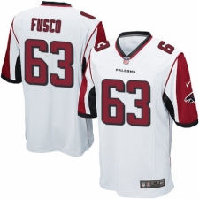Men's Nike Atlanta Falcons #63 Brandon Fusco Game White NFL Jersey