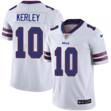 Men's Nike Buffalo Bills #10 Jeremy Kerley White Vapor Untouchable Limited Player NFL Jersey